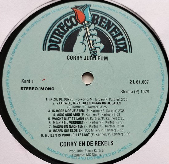 Corry En De Rekels – Corry's Jubileum (1979) 2XLP