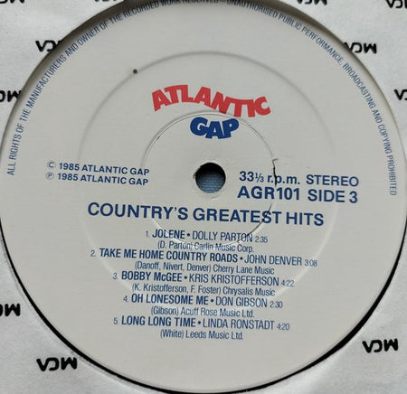 Various – Country's Greatest Hits (1985) LP = als nieuw