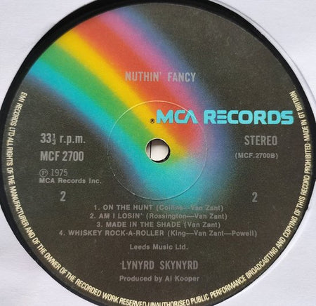 Lynyrd Skynyrd - Nuthin' Fancy (1975) LP