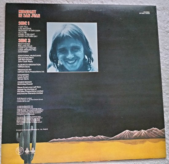Danny Kirwan - Midnight in San Juan (1976) LP