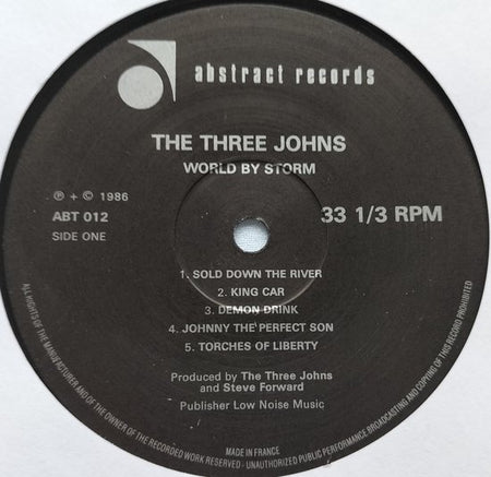 The Three Johns – The World By Storm ( 1986) LP
