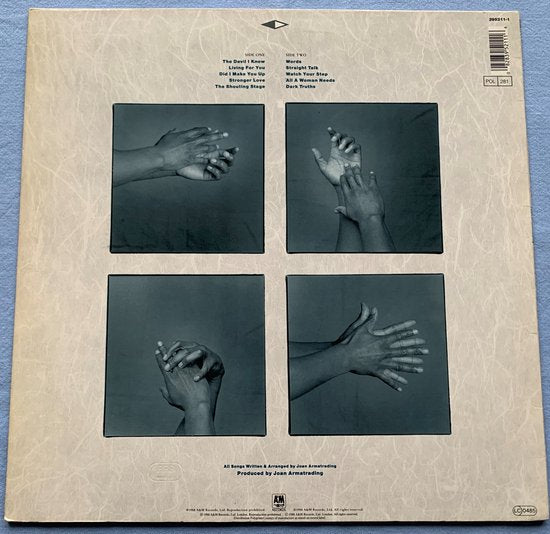 Joan Armatrading – The Shouting Stage 1988 LP is in Nieuwstaat. Hoes zie Foto's