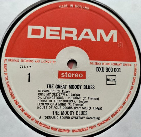 The Moody Blues – The Great Moody Blues 1973 2XLP