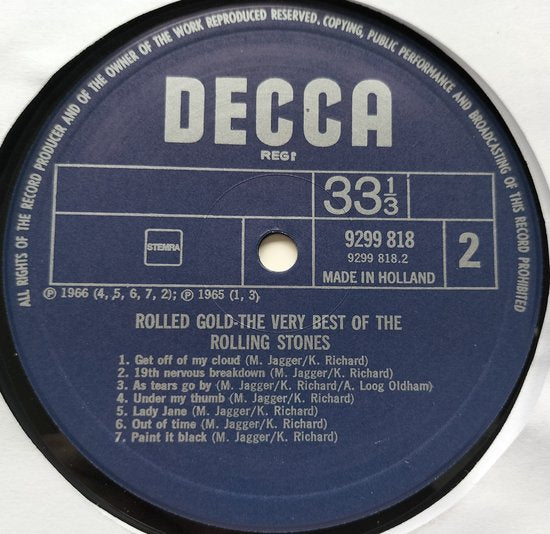 The Rolling Stones - Rolled Gold (1975) 2XLP