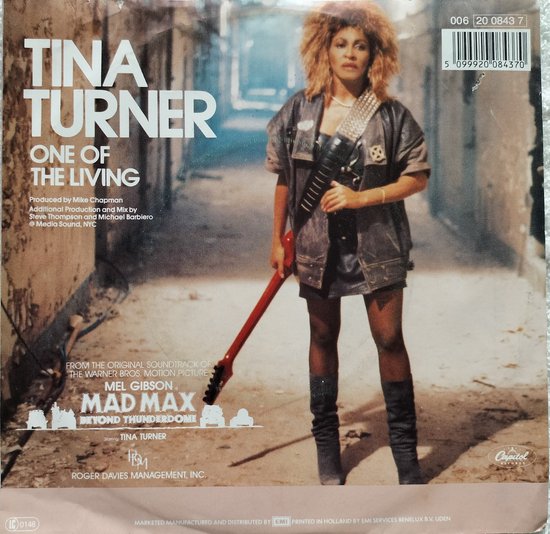Tina Turner – One Of The Living(1985) Vinyl, 7", 45 RPM, Single, Stereo