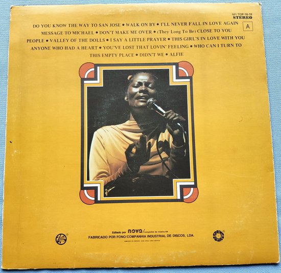 Dionne Warwicke  – 16 Greatest Hits ( 1976) LP = in Nieuwstaat