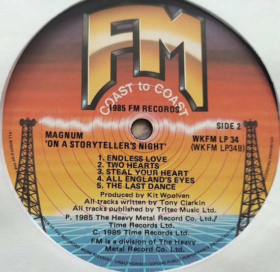Magnum - On a Storyteller's Night (1985) LP