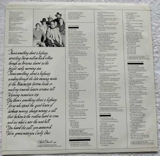 The Charlie Daniels Band - Windows (1982) – LP= als nieuw