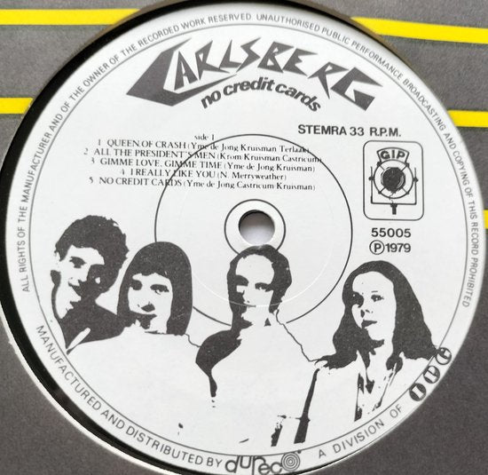 Carlsberg - No Credit Cards (1979) LP (Ned. band)