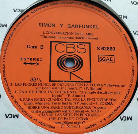 Simon and Garfunkel - Parsley, Sage, Rosemary and Thyme (1970) LP= als nieuw