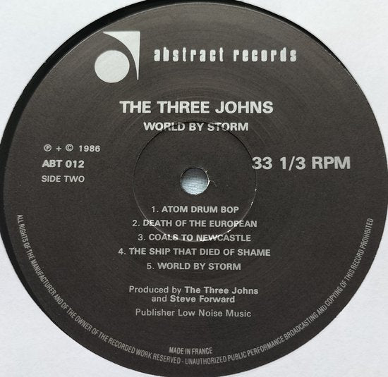 The Three Johns – The World By Storm ( 1986) LP
