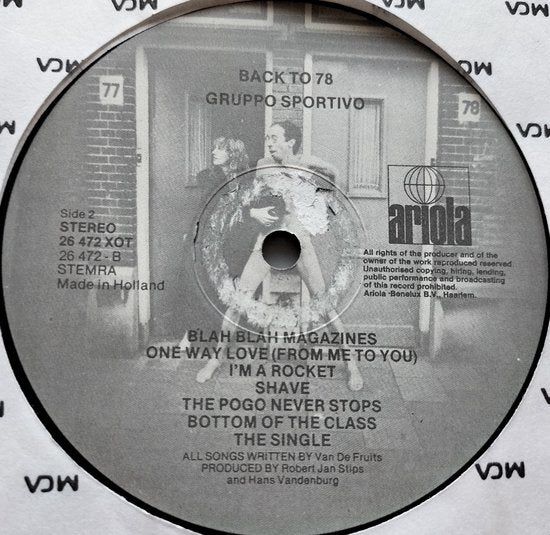 Gruppo Sportivo - Back to 78 (1978) LP