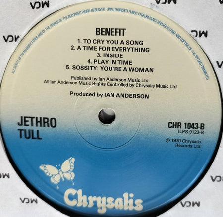 Jethro Tull - Benefit (1970) LP = als nieuw