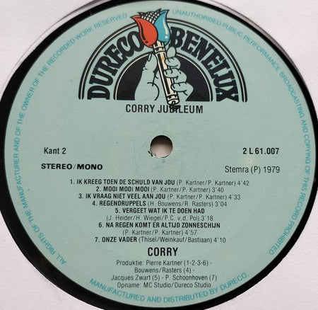 Corry En De Rekels – Corry's Jubileum (1979) 2XLP