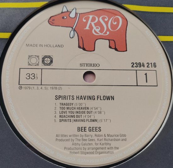 Bee Gees - Spirits Having Flown (1979) LP