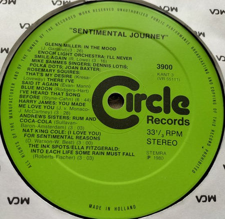 Various – 1945-1980 Sentimental Journey – Feest Van De Bevrijding 2XLP zijn als nieuw