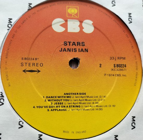 Janis Ian - Stars (1974) LP