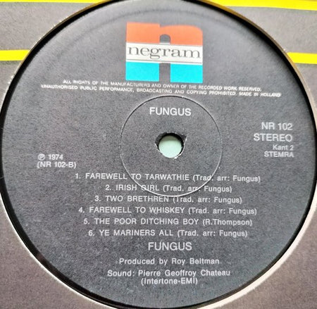 Fungus - Fungus (1974) LP = als nieuw