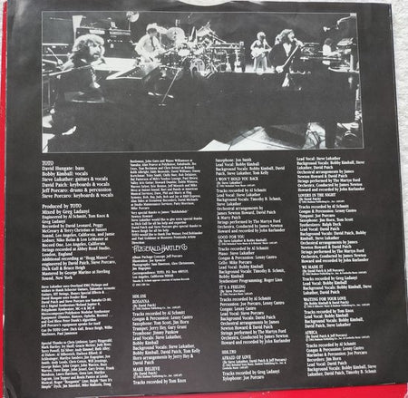 Toto - Toto IV (1982) LP