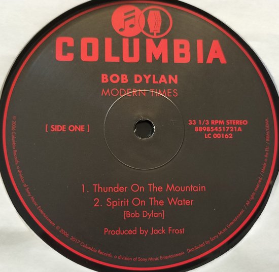 Bob Dylan – Modern Times (2017) 2XLP = als nieuw