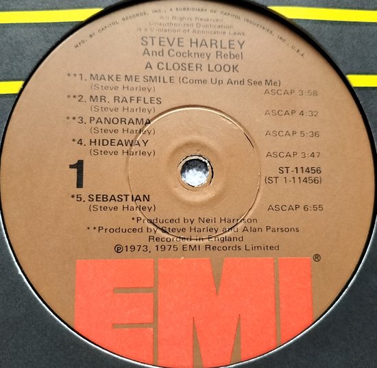 Steve Harley & Cockney Rebel – A Closer Look LP = als nieuw
