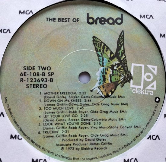 Bread – The Best Of Bread (1976) LP