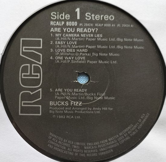 Bucks Fizz – Are You Ready? (1982) LP