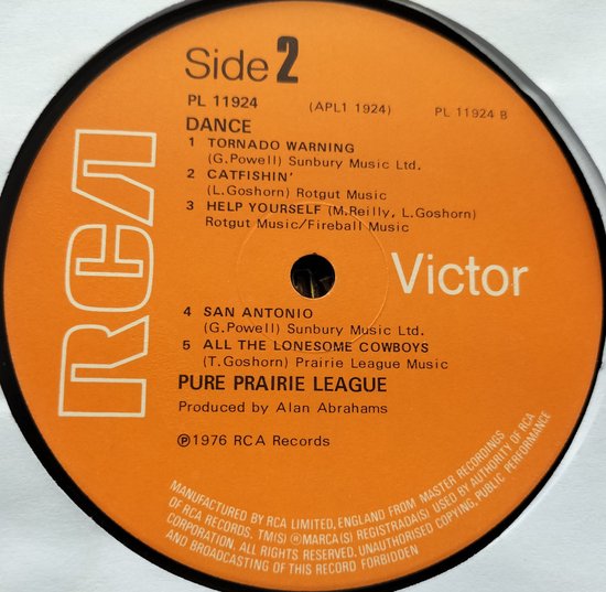 Pure Prairie League - Dance (1976) LP= als nieuw