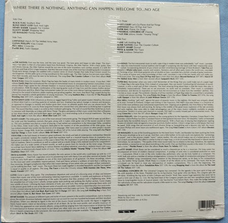No Age - A Compilation Of SST Instrumental Music (1987) 2XLP