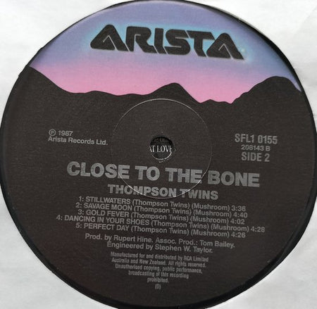 Thompson Twins - Close to the Bone (1987) LP