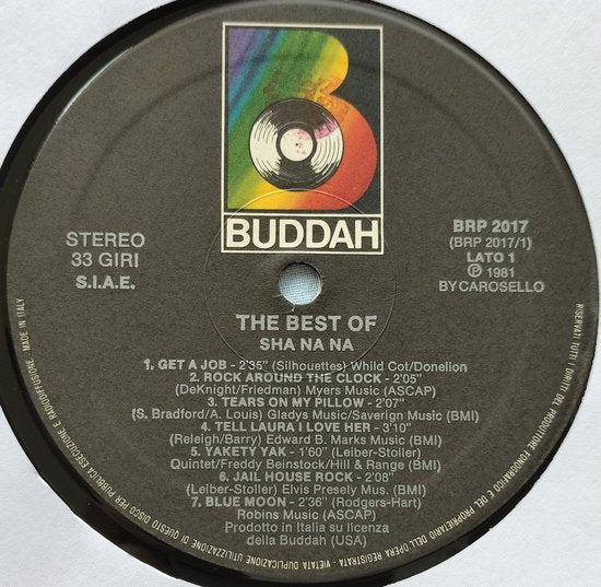 Sha Na Na – The Best Of Sha Na Na (1981) LP = in Nieuwstaat