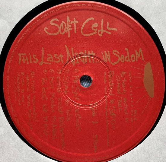 Soft Cell – This Last Night...In Sodom 1984 LP is in Nieuwstaat