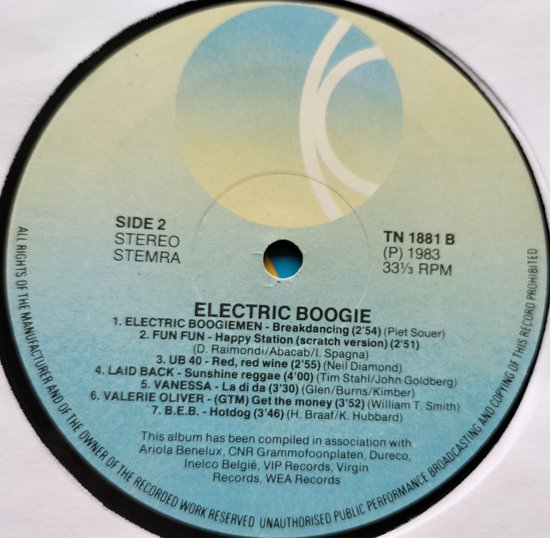 Electric Boogie (1983) LP= als nieuw