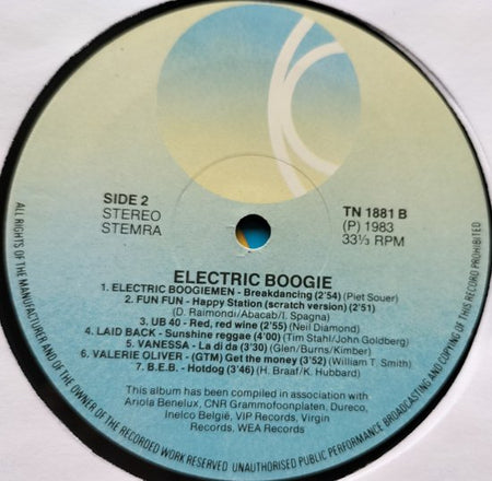 Electric Boogie (1983) LP= als nieuw