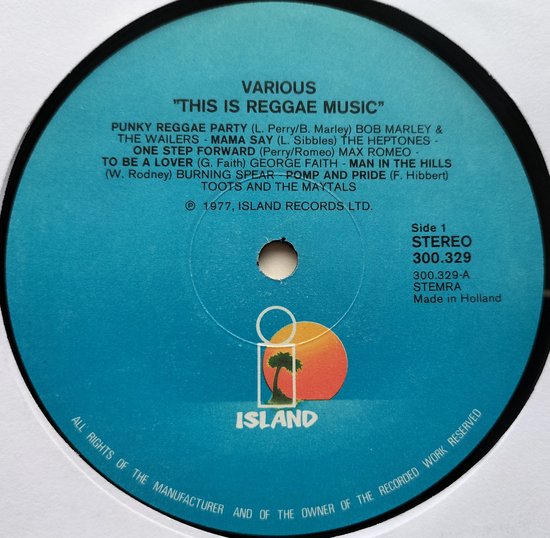 This Is Reggae Music (1979) 2XLP zijn als nieuw