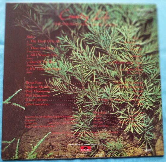 Roxy Music - Country Life (1974) LP = als nieuw