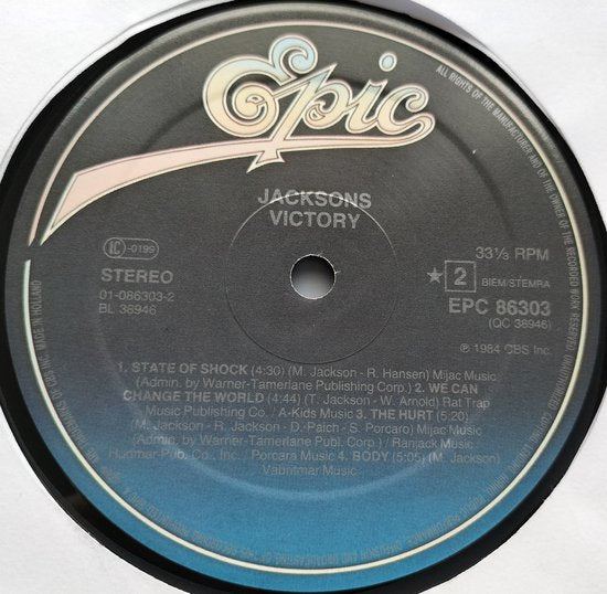 The Jacksons - Victory (1984) LP = als nieuw