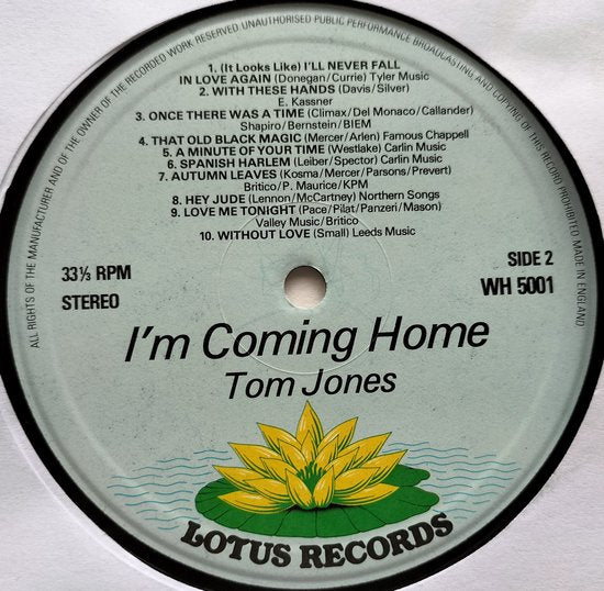 Tom Jones ‎– 1 haarlijntje