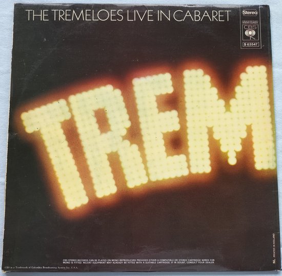The Tremeloes Live In Cabaret 1969 LP