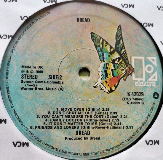 Bread - Bread (1969) LP