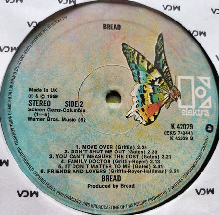 Bread - Bread (1969) LP