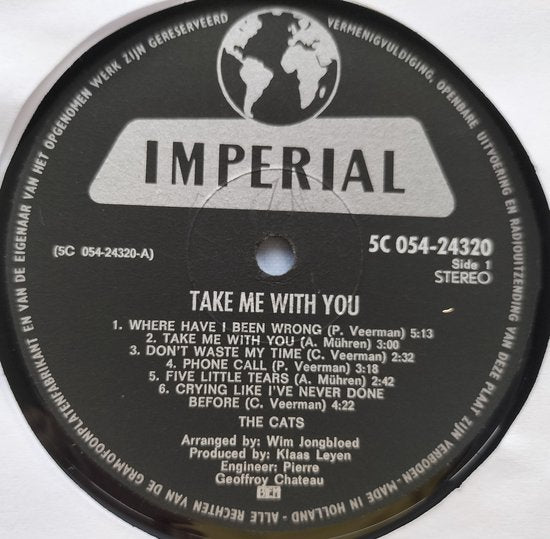 The Cats - Take Me with You (1970) LP