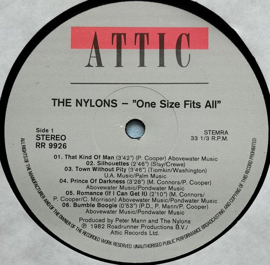 The Nylons - One Size Fits All (1982) LP = in nieuwstaat
