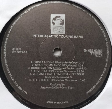 Intergalactic Touring Band - Intergalactic Touring Band (1977) LP