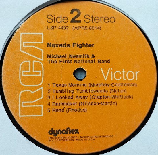 Michael Nesmith & The First National Band – Nevada Fighter (1971) LP