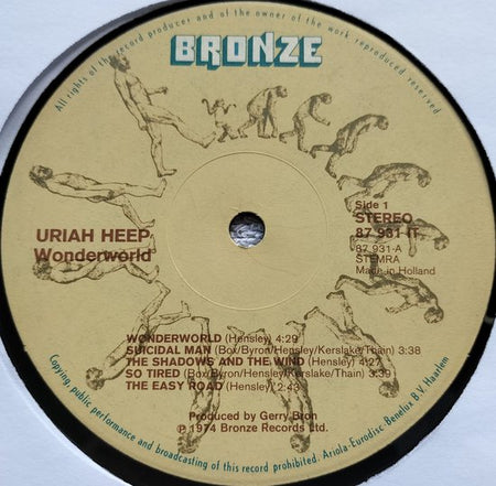 Uriah Heep - Wonderworld (1974) LP