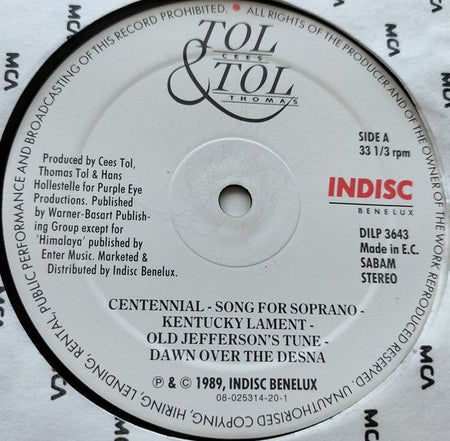 Tol & Tol - Tol & Tol (1989)LP