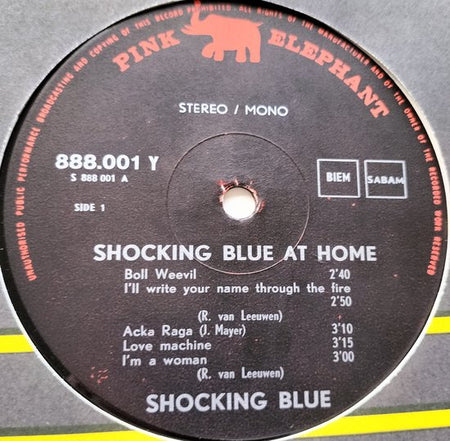 Shocking Blue - At Home (1969) LP