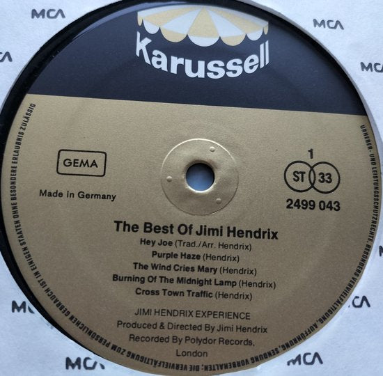 Jimi Hendrix - The Best of Jimi Hendrix (1971) LP