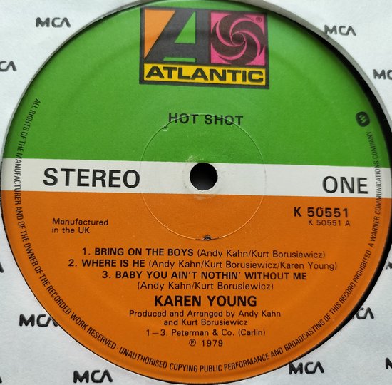 Karen Young - Hot Shot (1978) LP